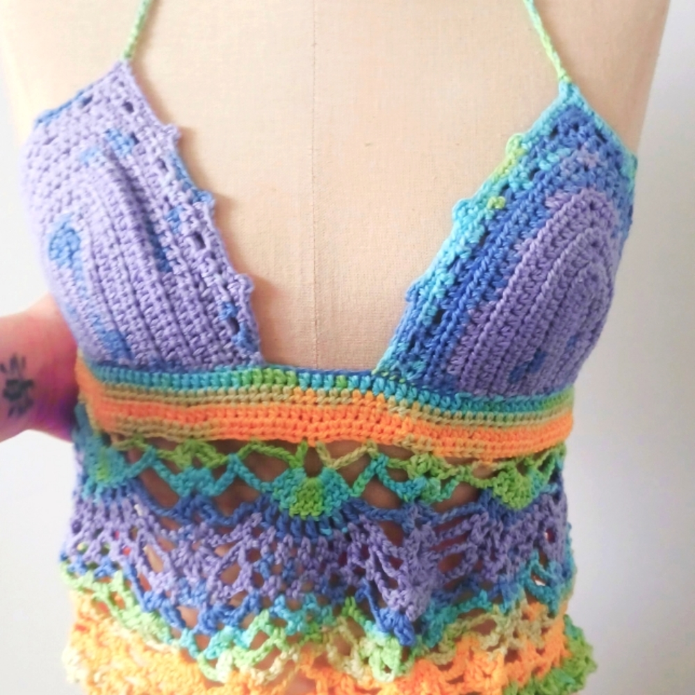 Handmade Crochet Lace Top